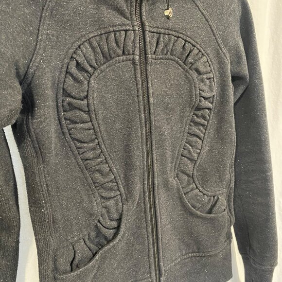 Lululemon Cuddle Up Jacket Gray Sparkle Size‎ 4 - Picture 3 of 11